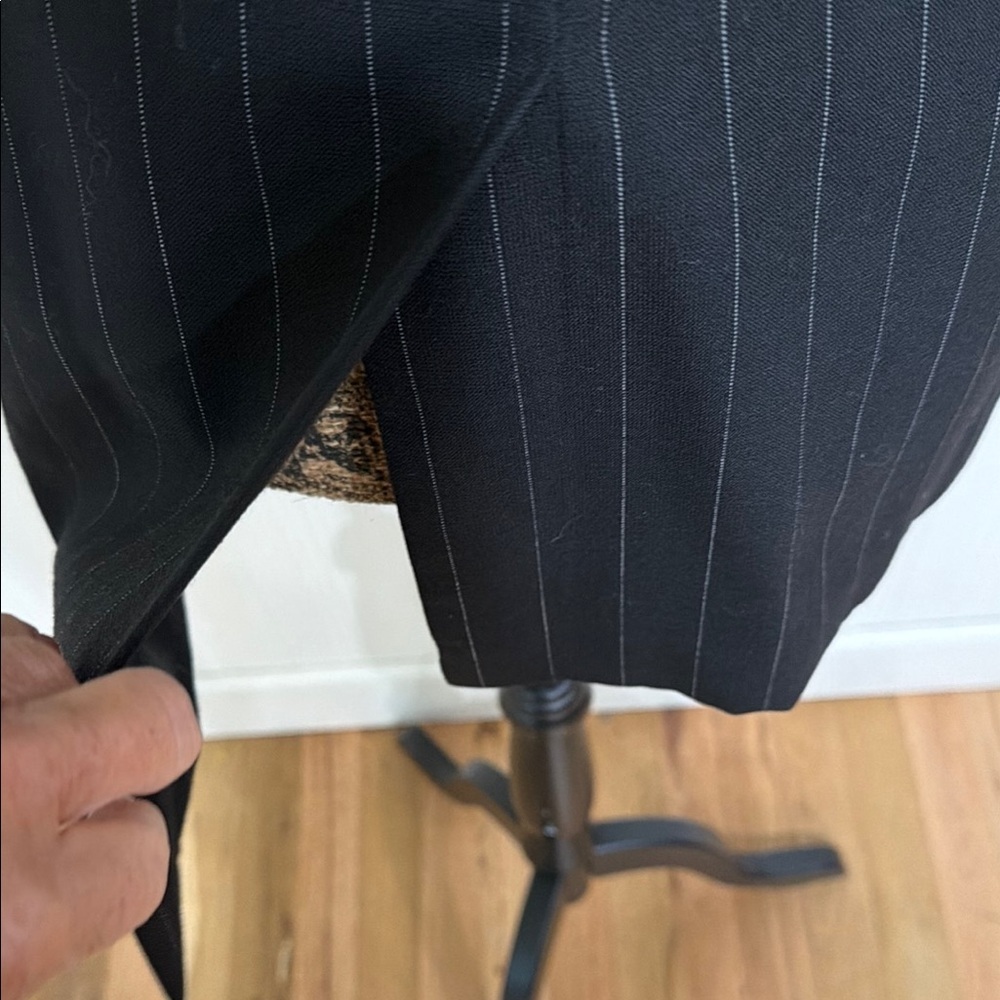 Lauren Ralph Lauren Charcoal Striped Blazer - Picture 7 of 16